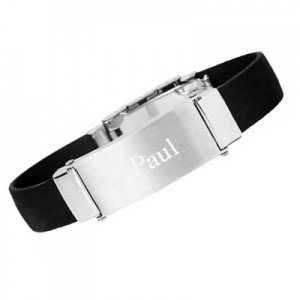 Armband Edelstahl mit Gravur - 8438