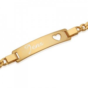 Armband Herz vergoldet