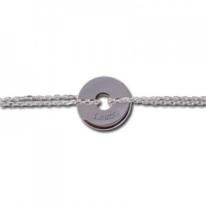 Armband Jeton mit Silberkette