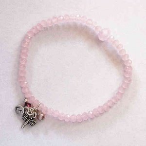 Armband -Joy Libelle-, versilbert, Klein