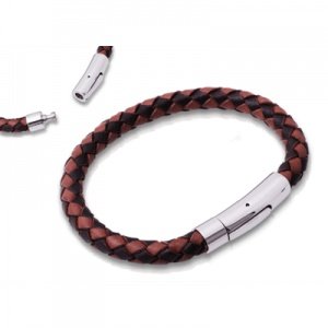 Armband Leder 2-farbig