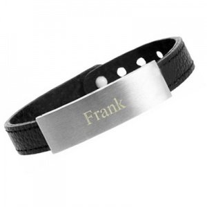 Armband Leder mit Gravur - 8439