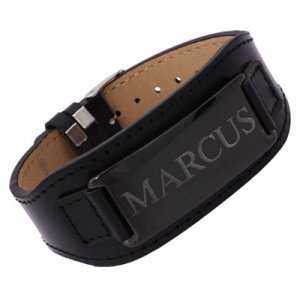 Armband Leder schwarz