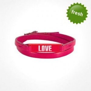 Armband Mika Love pink/pink