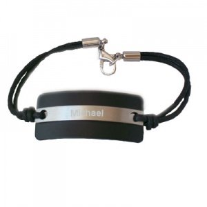 Armband Stahl mit Gravur
