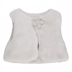 Ärmellose Plüschweste