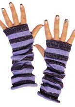 Armstulpen Armwärmer lila-violett