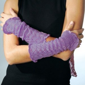 Armstulpen Lara (1Paar), flieder