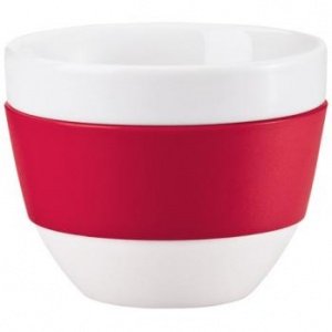 Aroma Cappuccino - Tasse himbeer von Koz