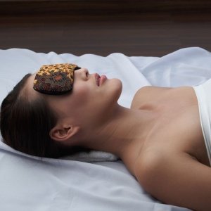 Aromatische Augenmaske