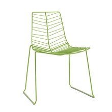 Arper - Leaf Stuhl (stapelbar), grün