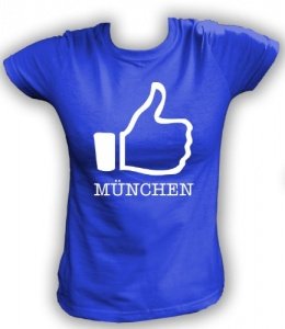 Artdiktat T-Shirt I like München Damen, 