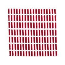 Artek - Siena Stoffserviette, rot/ weiß