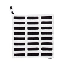 Artek - Siena Topflappen, weiß/ schwarz