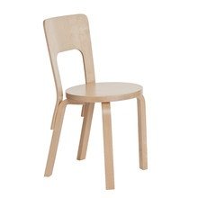 Artek - Stuhl 66, Birkenfurnier