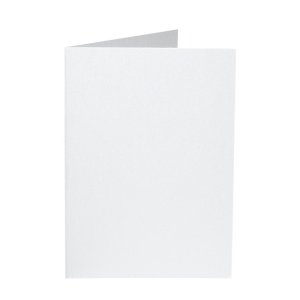 Artoz Doppelkarten B6 Perle, 5 St., weiß