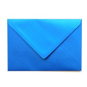 Artoz Kuvert B6 Silky, 5 St., blau