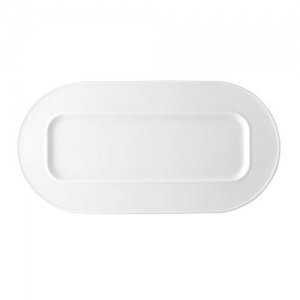 Arzberg Form 2006 weiß Platte oval / Mil