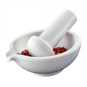 Arzberg Küchenfreunde weiß Mörser mit St