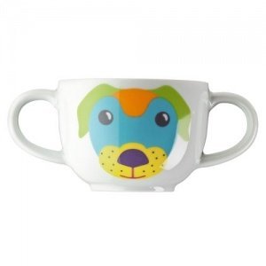 Arzberg Rasselbande Hund Becher mit 2 He