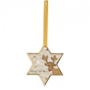 Arzberg Santa´s Reindeer Porzellanstern