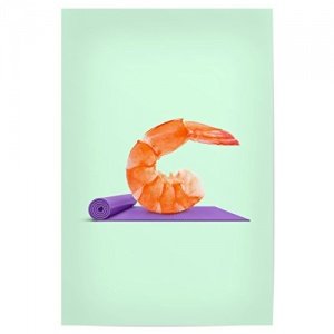 artboxONE PosterYoga Shrimp