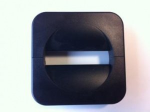 Assmann Kabeldurchlassdose eckig schwarz