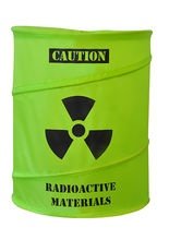 Atomfass Wäschekorb grün-schwarz