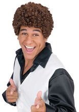 Atze Perücke Locken braun