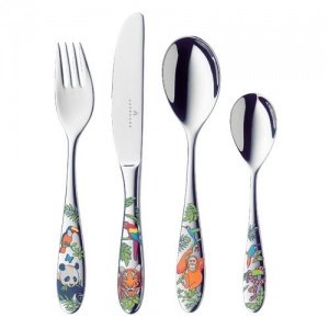 Auerhahn Jungle Kinderbesteck 4tlg.