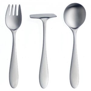 Auerhahn Junior Babybesteck Matt 3tlg