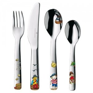 Auerhahn Pirat Paddy Kinderbesteck 4 tlg