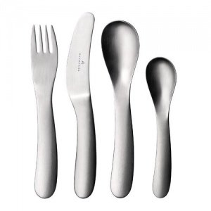 Auerhahn Yummy Kinderbesteck Poliert 4tl