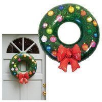 Aufblasbarer Weihnachtskranz