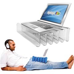 Aufblasbares Notebook-Kissen