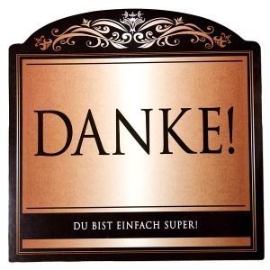 Aufkleber *Danke!*