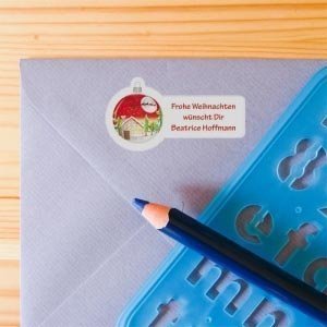 Aufkleberset *Weihnachtskugel*