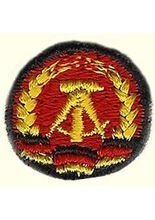 Aufnäher-Kokarde DDR-Emblem