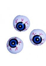 Augäpfel Halloween-Deko weiss-blau