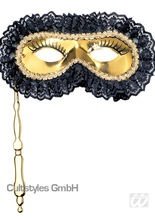 Augenmaske mit Griff