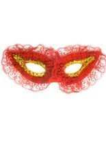 Augenmaske mit Spitze