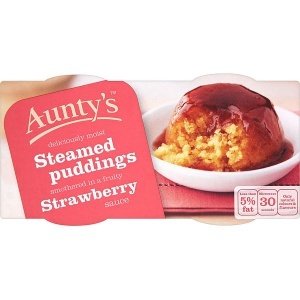 Aunty-s Steamed Puddings Strawberry