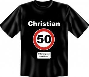 Ausgefallenes T-Shirt zum 50.Geburtstag 