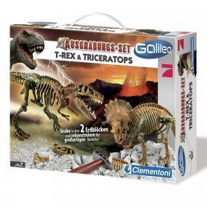 Ausgrabungs-Set T-Rex & Triceratops