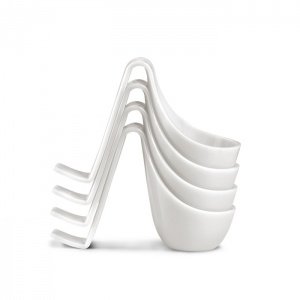 Authentics EIKO Eierkocher 4er-Set Weiß