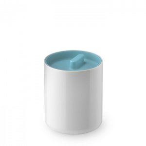 Authentics LUNAR Dose mit Deckel Hellbla