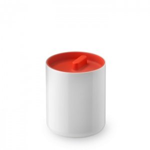 Authentics LUNAR Dose mit Deckel Orange