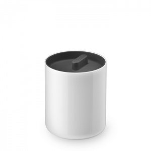 Authentics LUNAR Dose mit Deckel Schwarz