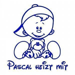 Auto-Aufkleber mit Namen