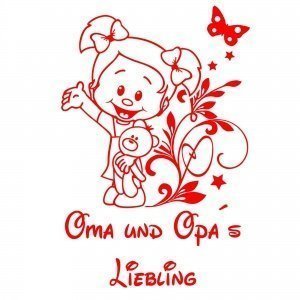 Auto-Aufkleber mit Namen